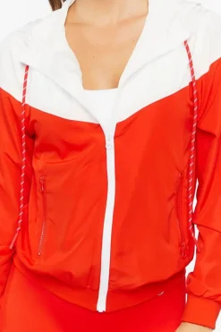 Active Hooded Zip-Up Windbreaker Jacket