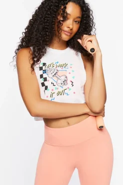 Active Lets Work It Out Muscle Tee