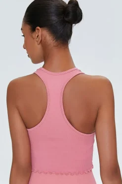 Active Lettuce-Edge Crop Top