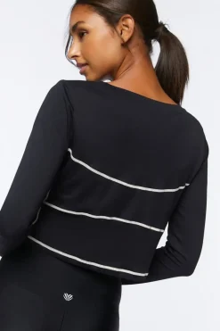 Active Long-Sleeve Crop Top