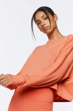 Active Long-Sleeve Crop Top