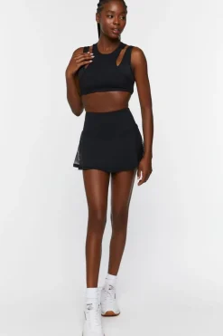 Active Mesh-Panel Skort