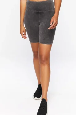 Active Mineral Wash Biker Shorts