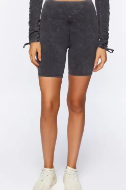 Active Mineral Wash Biker Shorts