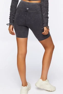 Active Mineral Wash Biker Shorts