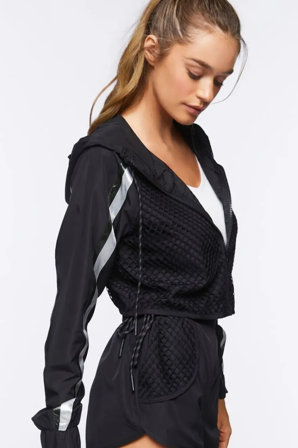 Active Netted Windbreaker Jacket