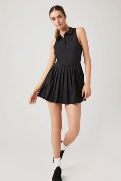 Active Pleated Skort Romper