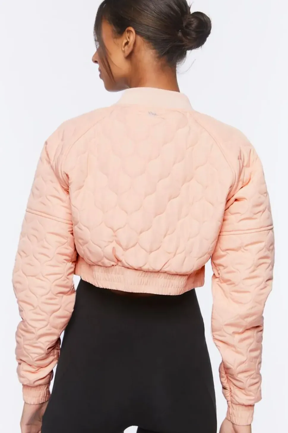 Active Quilted Bomber Jacket