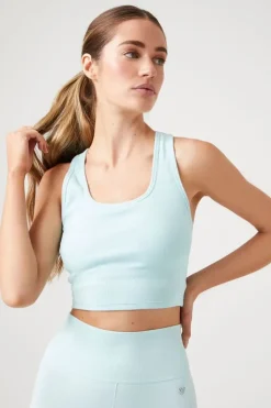 Active Racerback Cropped Tank Top