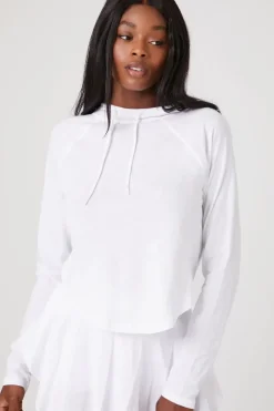 Active Raglan Hooded Top