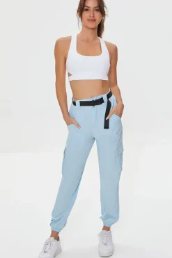 Active Release-Buckle Belted Joggers