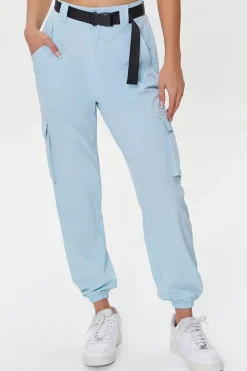 Active Release-Buckle Belted Joggers