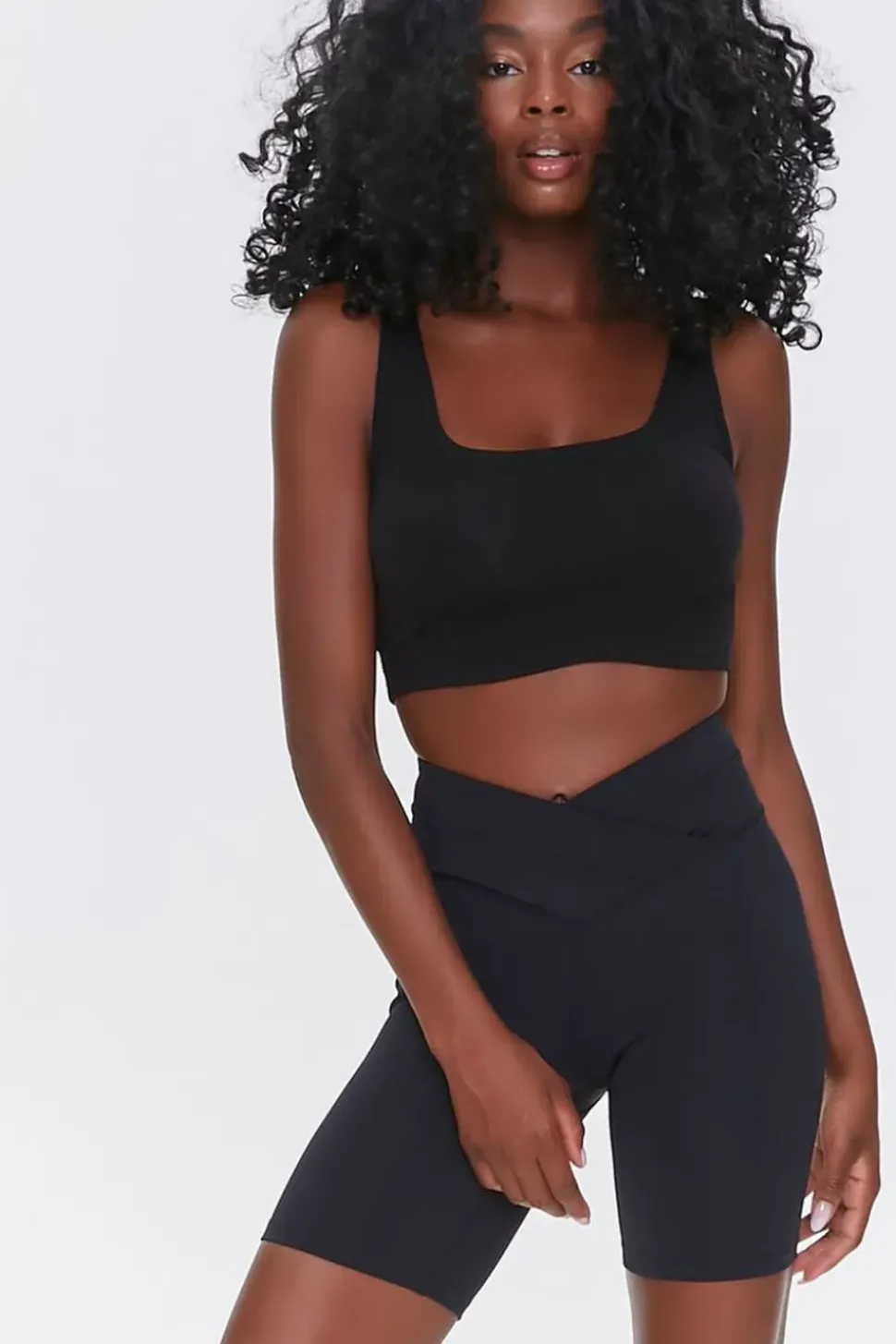 Active Ruched Biker Shorts