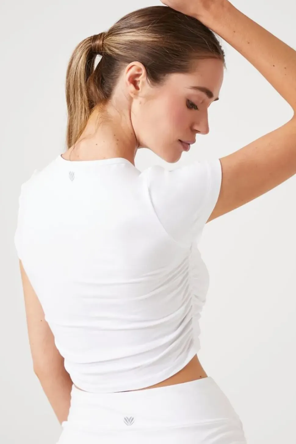 Active Ruched Cropped Tee