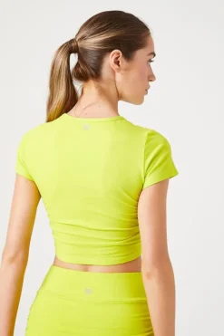 Active Ruched Cropped Tee