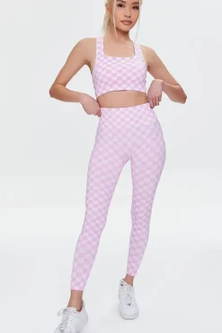 Active Seamless Checkered Leggings