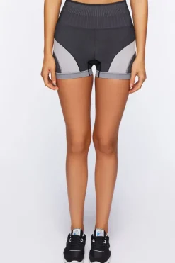 Active Seamless Colorblock Biker Shorts