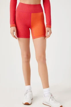 Active Seamless Colorblock Biker Shorts