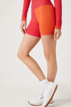 Active Seamless Colorblock Biker Shorts