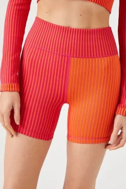 Active Seamless Colorblock Biker Shorts