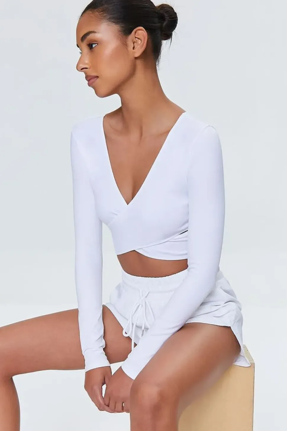 Active Seamless Crisscross Crop Top