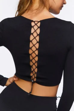 Active Seamless Crisscross Crop Top