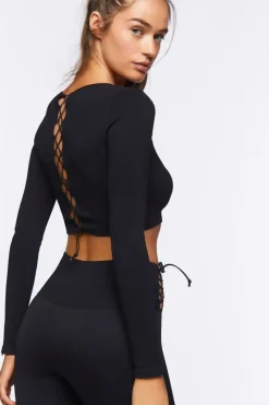 Active Seamless Crisscross Crop Top