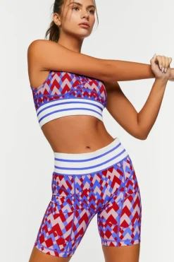 Active Seamless Geo Print Biker Shorts