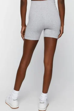 Active Seamless Heathered Biker Shorts