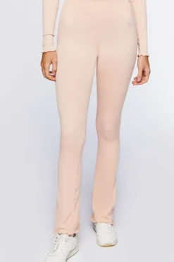 Active Seamless Lettuce-Edge Flare Leggings