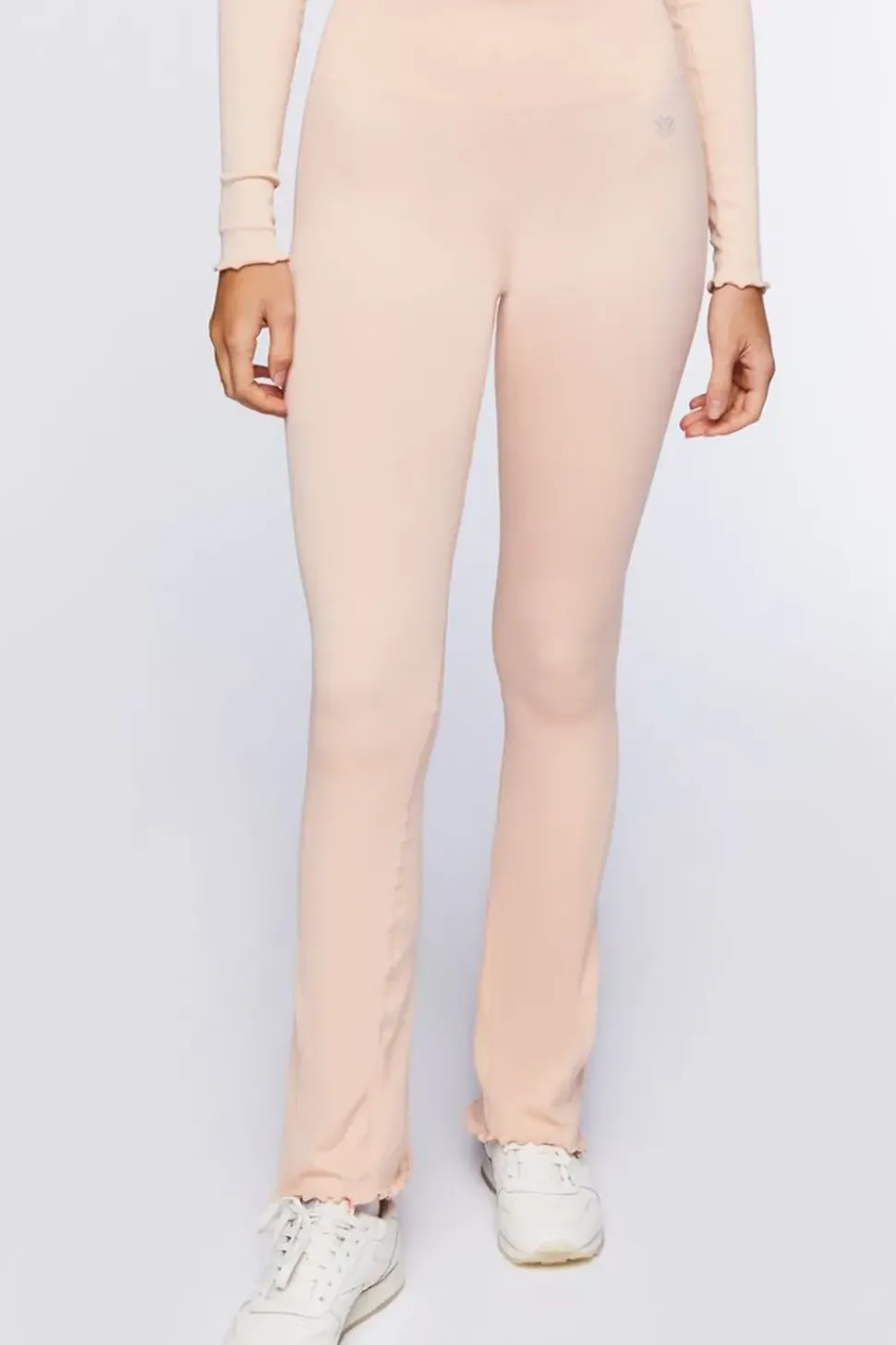 Active Seamless Lettuce-Edge Flare Leggings