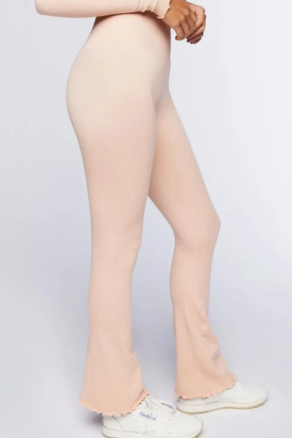 Active Seamless Lettuce-Edge Flare Leggings