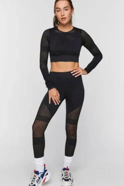 Active Seamless Netted Leggings
