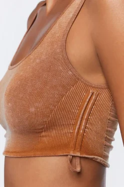 Active Seamless Ribbed Crop Top