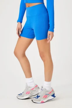 Active Seamless Textured Biker Shorts
