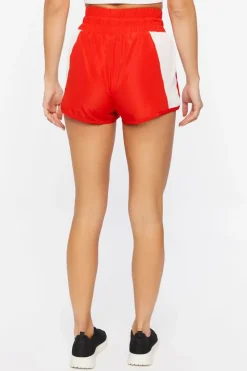 Active Side-Striped Drawstring Shorts