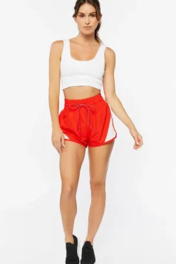 Active Side-Striped Drawstring Shorts