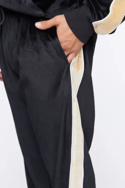 Active Side-Striped Velour Joggers