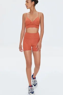 Active Snake Print Biker Shorts