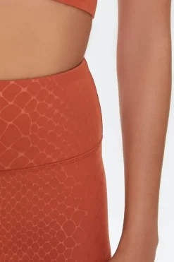 Active Snake Print Biker Shorts