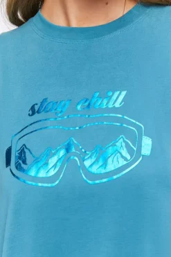 Active Stay Chill Graphic Muscle Tee