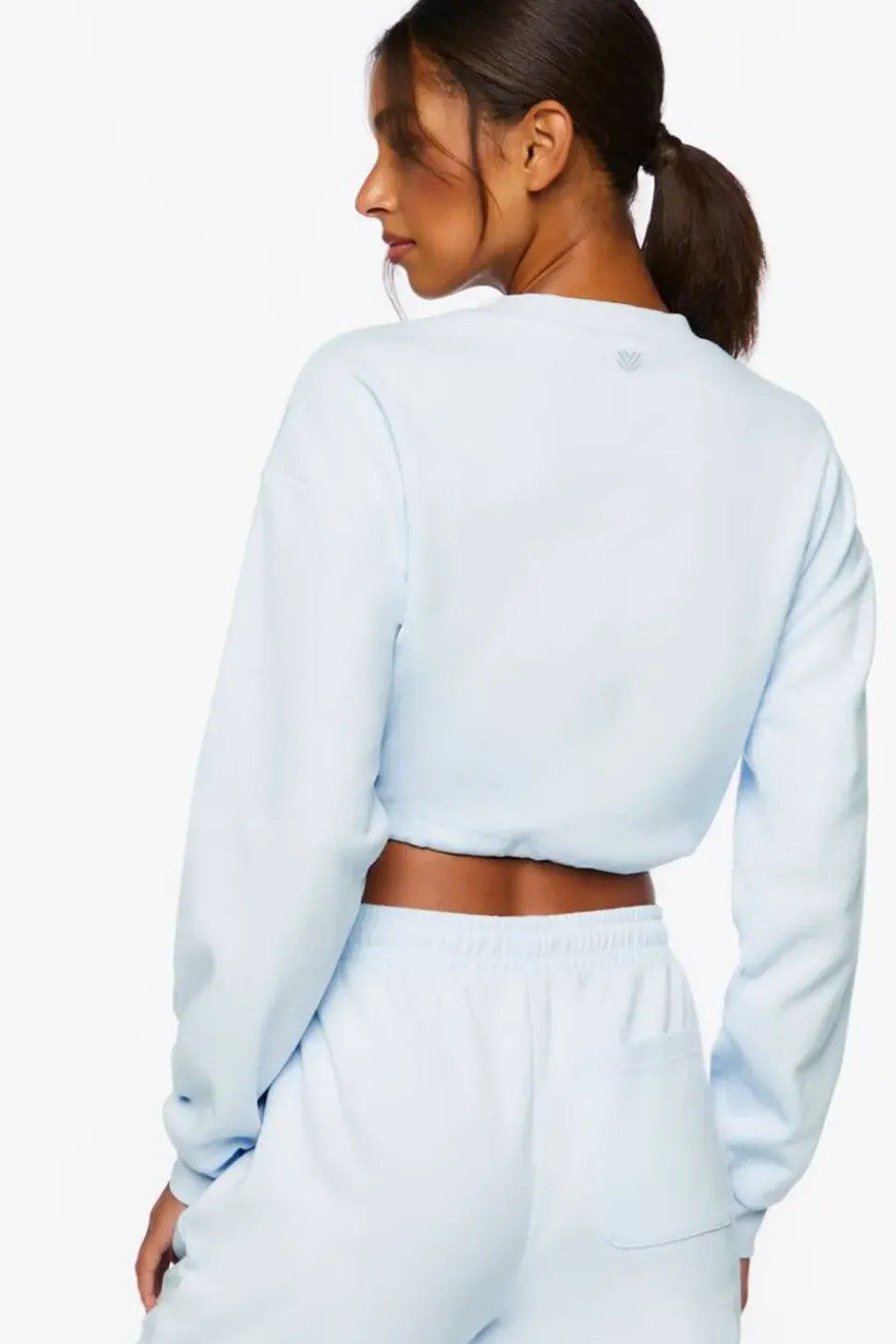 Active Toggle Drawstring Crop Top