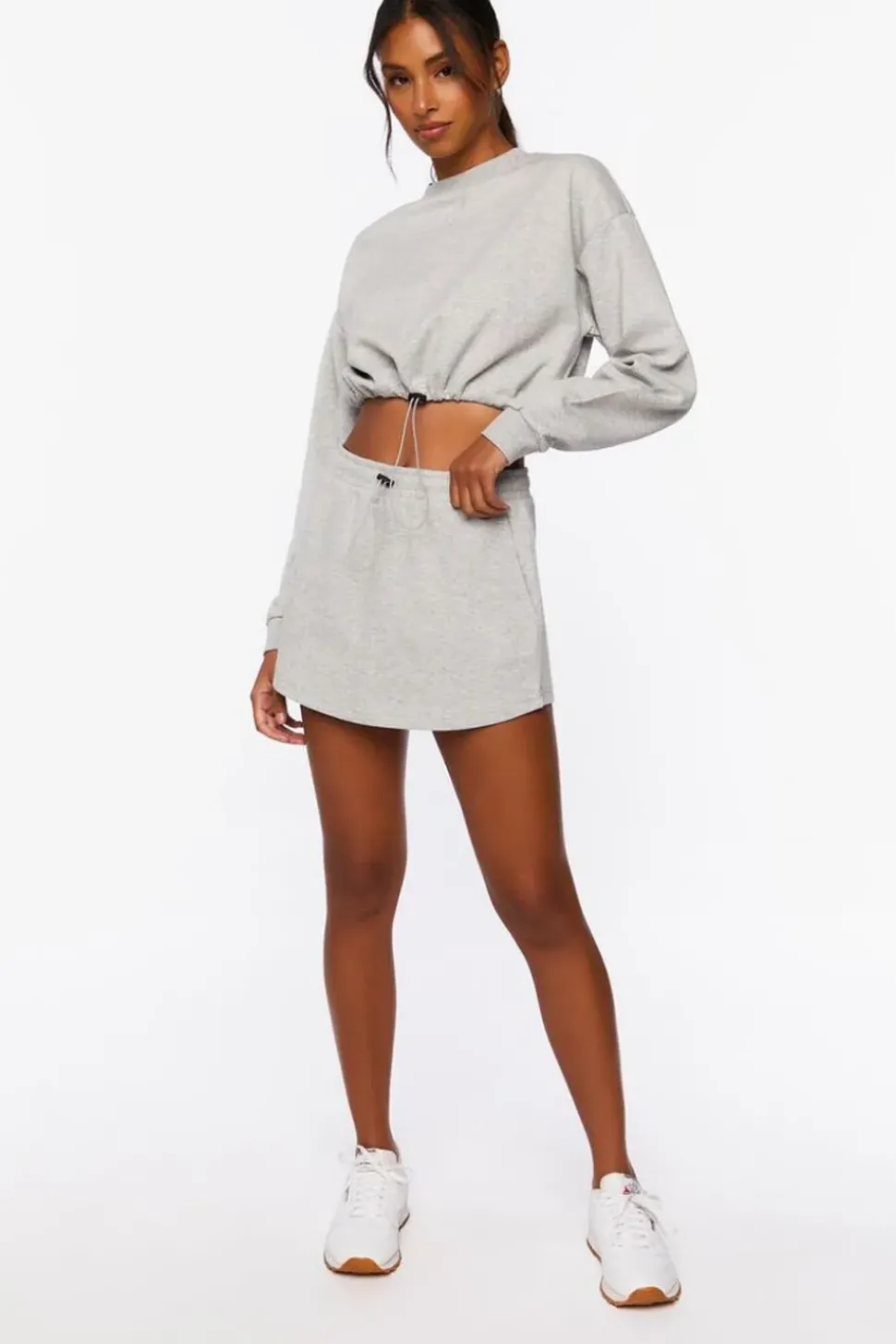 Active Toggle Drawstring Mini Skirt