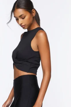 Active Twisted Crop Top