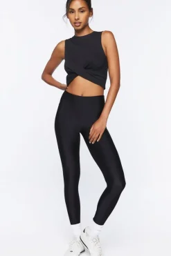 Active Twisted Crop Top