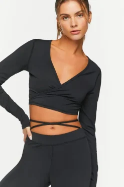 Active Wraparound Crop Top