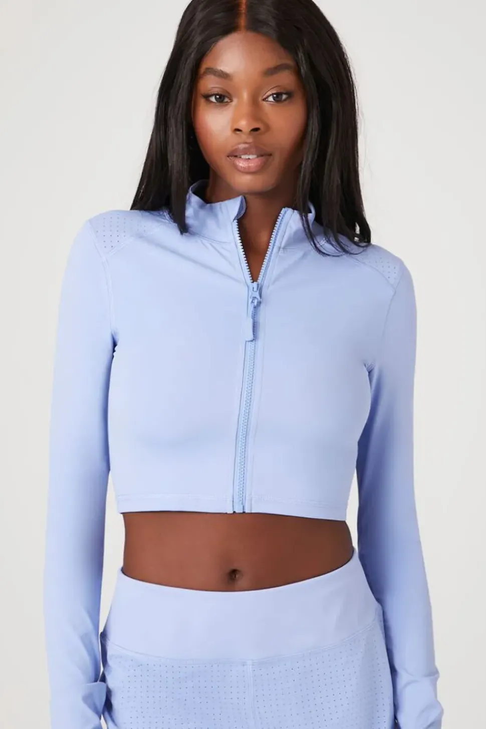 Active Zip-Up Cropped Jacket