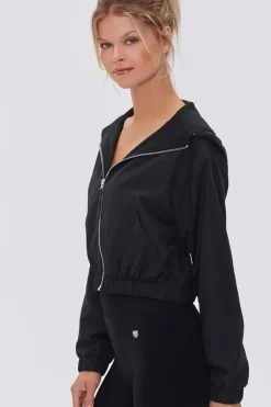 Active Zip-Up Hooded Windbreaker