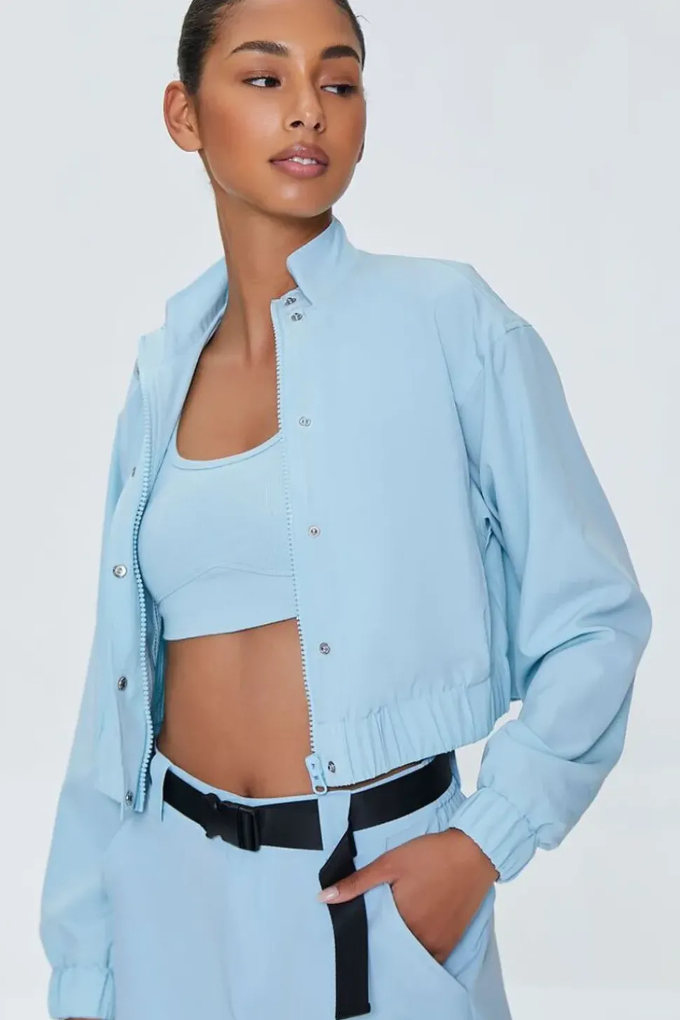 Active Zip-Up Windbreaker Jacket