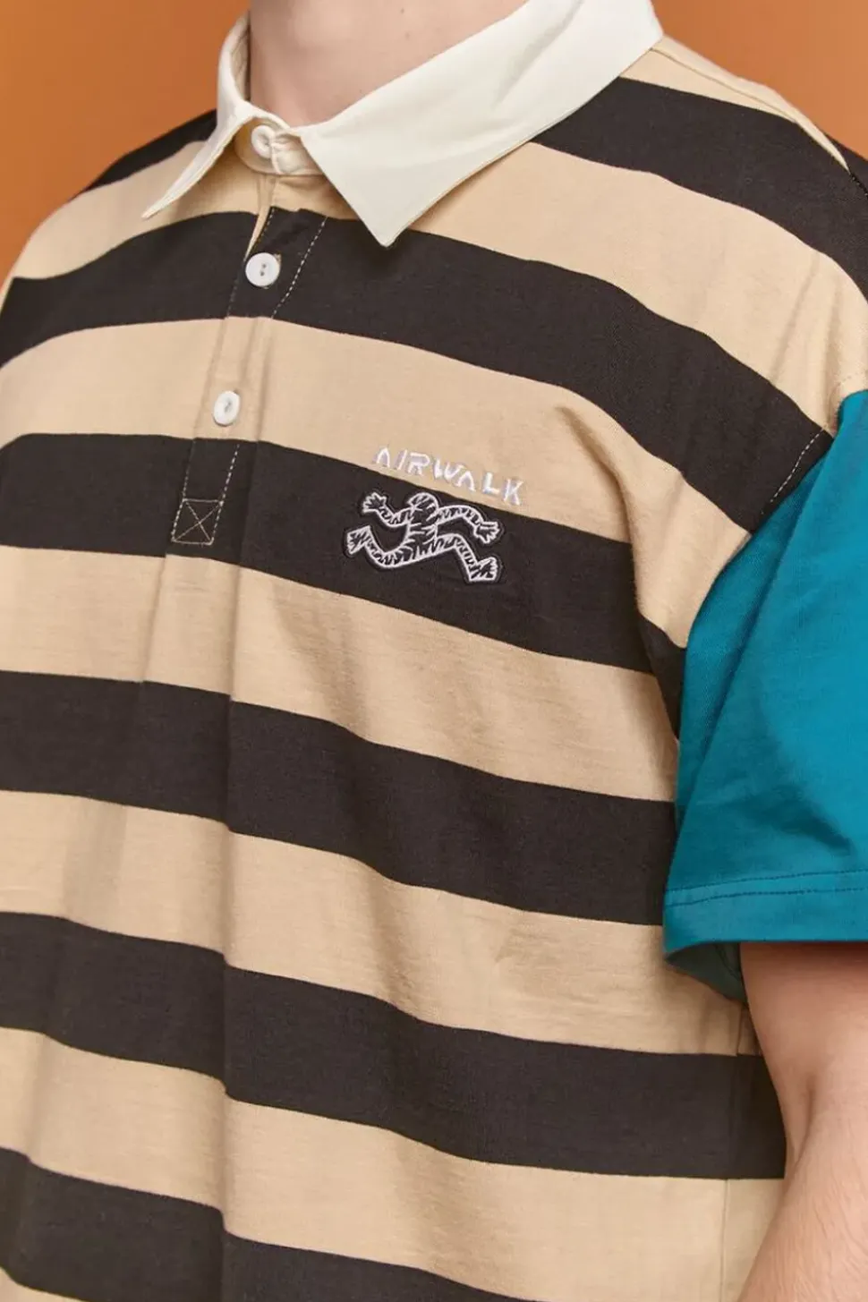 Airwalk Colorblock Polo Shirt